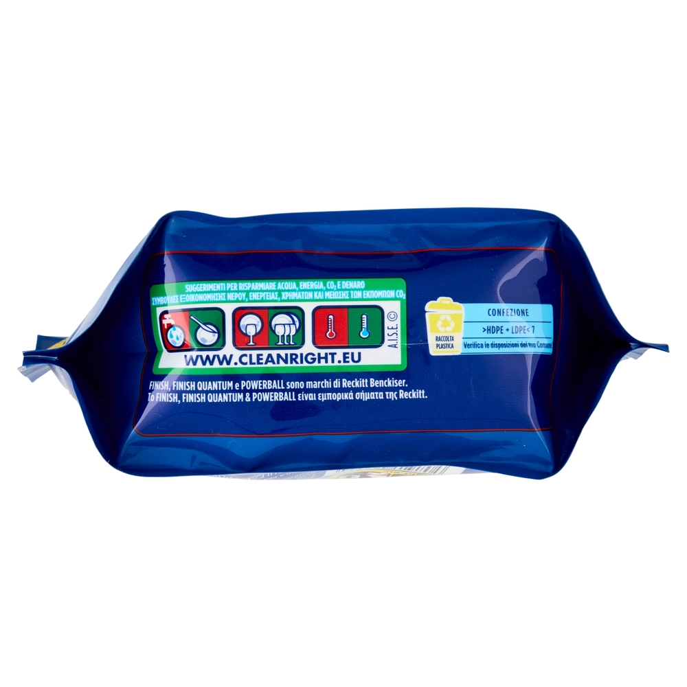 Finish Quantum Limone pastiglie lavastoviglie 36 lavaggi 374,4 g